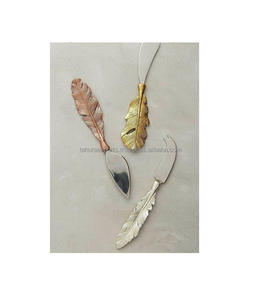 Juego de cubiertos decorativos para Bodas de nuevo diseño, juego de cubiertos con acabado plateado de acero inoxidable, hecho a mano, personalizado - Product Image 4