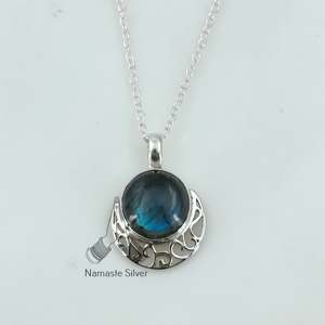 Collar de Moda Hecho a Mano con Cuentas de Labradorita y Plata de Ley 925, Regalo para Cumpleaños, Aniversario o San Valentín para Ella - Product Image 6