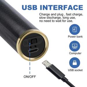 Cortadora de Pelo Eléctrica Inalámbrica USB Pro Li Recargable, Kit de Aseo con Corte a Cero para Calvos y Barbas, para Barbería - Product Image 2