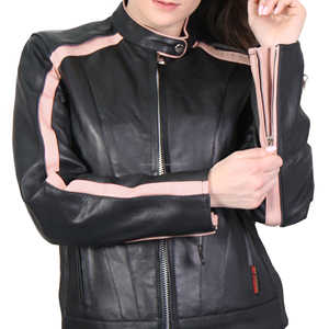 Chaqueta de motorista de cuero genuino de alta calidad, chaqueta impermeable de invierno para montar en motocicleta, chaquetas de cuero con capucha para exteriores OEM - Product Image 1