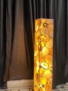 Handmade Resin Flower-Shaped LED Lamp Night Light Diving Statue Design Underwater <b>Theme</b> Home Decoration Mother's Day <b>Gift</b> - Product Image 2