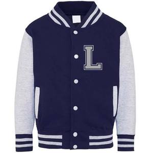 New Varsity Jacket for Men Winter Season Customizable Designs with Woolen Fabric Stand Collar Front Logo Single <b>Button</b> Closure - Product Image 4