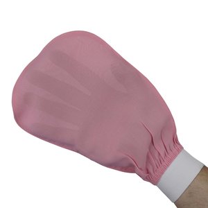 Guantes exfoliantes turcos Feel Fine Candy Pink & White Categoría de producto premium Herramientas - Product Image 1