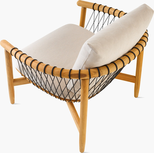 Sillón de exterior con cuerda tejida - Product Image 4