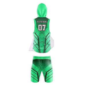 High Quality 7v7 <b>Compression</b> Uniform Set Lightweight Quick Dry Breathable Polyester Fabric Customizable Color Logo Unisex Adult - Product Image 3