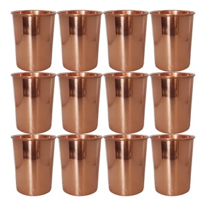 pure copper <b>tumbler</b> for water handmade copper glass <b>tumbler</b> ayurvedic copper <b>drinking</b> glass hammered copper water <b>tumbler</b> - Product Image 2