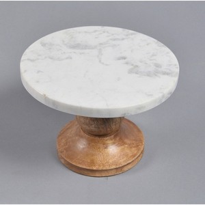 Soportes de pastel para fiesta de boda en Base de madera para decoración del hogar 2024 nueva llegada soporte de pastel de exhibición de madera de Acacia Vintage superventas - Product Image 1