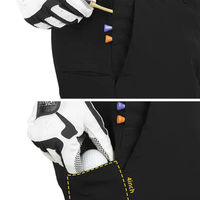 Short de golf léger et extensible pour homme avec tissu à séchage rapide, entrejambe de 9 pouces, fermetures à glissière cachées