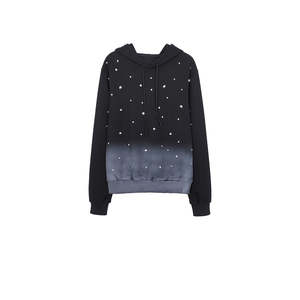 Ensemble de survêtement jogging deux pièces unisexe grande taille avec sweat à capuche zippé et strass, respirant et léger pour l'hiver (pour adultes) - Product Image 3