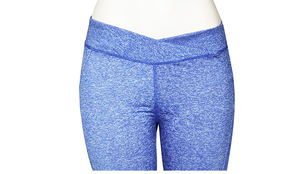 Leggings de Yoga de Cintura Alta para Mujer, Elásticos en Cuatro Direcciones, Spandex/Nailon, Largos, Talla Grande, Pantalones Casuales - Product Image 3