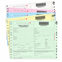Formulaires en papier autocopiant pré-imprimés en accordéon, 2, 3, 4, 5 plis, avec logo personnalisé, pour factures commerciales, reçus, ordres de travail et tickets