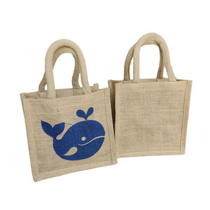 Premium Quality Small Jute <b>Bag</b> <b>Large</b> Capacity Zipper Custom Printing Fashion Soft Hardness Directly <b>Cosmetic</b> Fabric Cases - Product Image 5