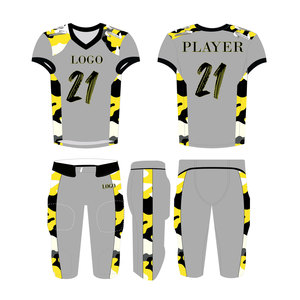 Uniforme de talla grande con impresión de logotipo personalizado de fútbol americano de manga corta y peso ligero de alta calidad 2025 - Product Image 4