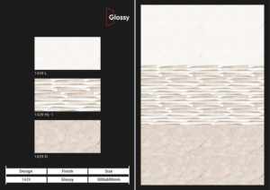 Carreaux muraux en céramique 300x600mm pour salle de bain et cuisine, finition brillante ou mate, surface sculptée effet sucre, design mural intérieur luxueux. - Product Image 5