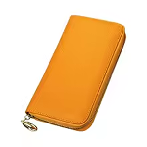 Portefeuilles longs en cuir de vache Portefeuilles minces en cuir véritable pour un usage quotidien - Product Image 1