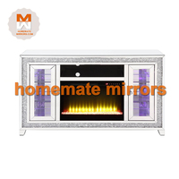 Vente à chaud Unité TV miroir diamant écrasé compétitif avec unité de divertissement