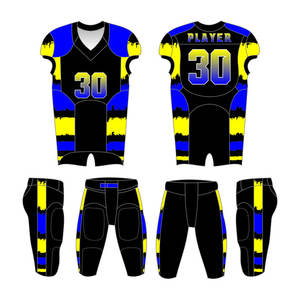 Uniformes personnalisés de l'équipe de club de football américain Tackle Twill Flag Uniform American Football Wear Set 7v7 Uniform Packs - Product Image 1