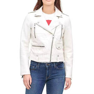 Durable de alta calidad de las ventas calientes de cuero genuino mejor diseño de las mujeres ropa chaqueta de cuero para la venta - Product Image 2