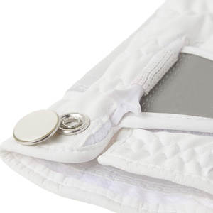 Gant de golf synthétique de compression pour dames, couleur blanche, confort pour gaucher et cuir véritable universel, peau de mouton - Product Image 4