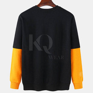 เสื้อสเวตเชิ้ตผู้ชายสุดเท่ ผ้าฝ้าย 100% สำหรับฤดูหนาว สีพื้น พร้อมโลโก้สั่งทำ เหมาะสำหรับแฟชั่นวิทยาลัยและสตรีทแวร์ - Product Image 2