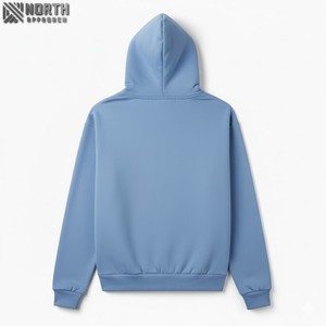 Conjunto de Jogger con capucha negro sólido de algodón 100% de alta calidad personalizado a granel, diseño de bolsillo, ropa de invierno transpirable de secado rápido, para - Product Image 2