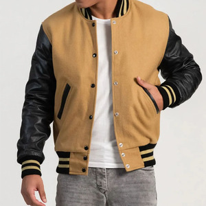 Veste de style universitaire Rabixo Sports OEM personnalisée, écologique, respirante, en laine/coton, pour hommes - Product Image 3