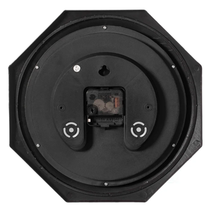 Reloj de pared en miniatura de casa de muñecas de madera europea antigua de buena calidad al por mayor movimiento de cuarzo diseño abstracto para casa de muñecas - Product Image 3