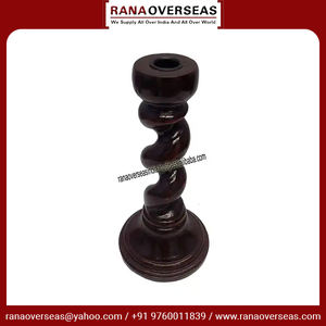 Portavelas de madera de diseño trenzado para decoración del hogar, producto nuevo y de alta calidad a buen precio - Product Image 4