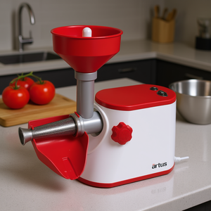 Olla a Presión Eléctrica Artus S15 Blanca y Roja 250W, Prensa para Tomates - Product Image 3