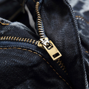 Nuevos Jeans Ajustados de Diseñador para Hombre, de Alta Calidad, Estilo Vintage Desgastado, Venta al por Mayor, Ropa Urbana, Jeans Ajustados Desgastados para Hombre - Product Image 5