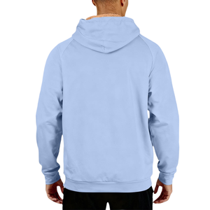 Sweats à capuche pour hommes en coton mélangé en gros avec logo personnalisé, style streetwear, vêtements décontractés dans de nouveaux designs, teinture unie pour l'hiver - Product Image 2