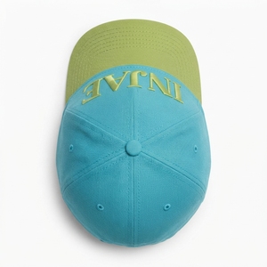 Embroidered Snapback Cap Turquoise <b>Green</b> 6-Panel Adjustable Unisex Casual <b>Hat</b> Custom Logo Wholesale OEM Factory Flat Brim Bulk - Product Image 6