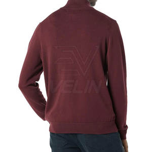 Sudadera de Algodón para Hombre, Cuello con Cierre, Estilo Casual Deportivo para Exteriores, Sudadera Casual con Media Cremallera para Hombre - Product Image 2