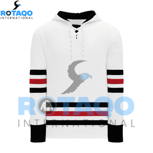 Full Patch and Embroidery Work Fleece Patches <b>Men's</b> <b>Pullover</b> <b>Mens</b> Hockey Hoodie - Product Image 1