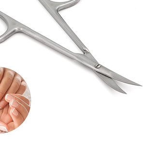 Fabriqué au Pakistan, ciseaux à ongles à lame incurvée classique de 4 pouces, sur mesure, prix de gros, ciseaux à cuticules - Product Image 2