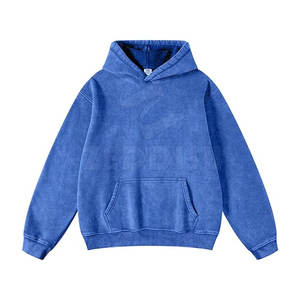 Nouveaux vêtements à la mode grande taille femmes lavage à l'acide sweats à capuche coton Style décontracté lavage à l'acide sweats à capuche - Product Image 1