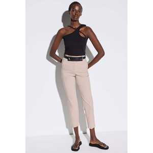 Top Corto de Manga Larga con Canalé - Product Image 1