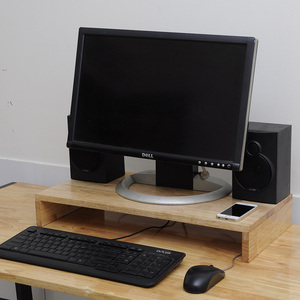 MS68001 Wooden Monitor <b>Stand</b> 57x30x9 (cm) Desk Organizer - Product Image 6