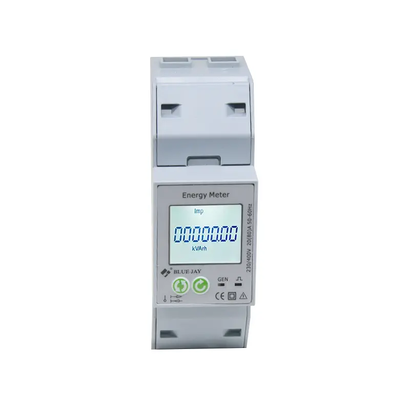 Solar Kwh Meter Energy Meter LCD Display Single Phase Meter