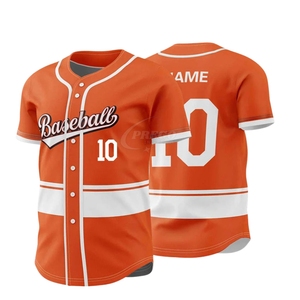 เสื้อเบสบอลผู้ชายดีไซน์ล่าสุดปี 2025 |   ชุดทีมพิมพ์ลาย ผ้าโพลีเอสเตอร์ 100% ระบายอากาศได้ดี แห้งเร็ว ขายส่ง บริการ OEM - Product Image 3