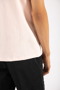 T-shirt d'été à col en O pour hommes, 100% coton, manches courtes, fabricants OEM - Product Image 3