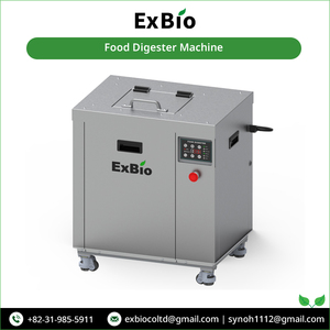 Digestor de Alimentos Exbio de Alta Calidad para Uso Comercial y Doméstico, Capacidad de 25 kg/día, Digestor Anaeróbico de Acero Inoxidable con Silenciador - Product Image 2