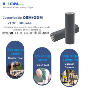 بطارية ليثيوم أيون قابلة لإعادة الشحن عالية السعة 3.6 فولت 3.7 فولت 5800 مللي أمبير 21700 58T للأدوات الكهربائية - Product Image 1