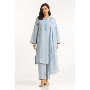 Conjunto de Traje Bordado de 3 Piezas para Mujer IUSTKSD-2081 - Product Image 5