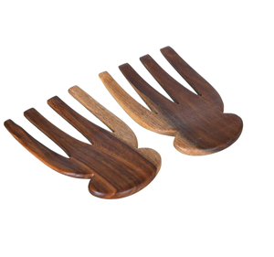 Conception fabuleuse cuillère à main en bois fonction de mariage domestique accessoire de parade qualité supérieure deux pièces prix pas cher - Product Image 4