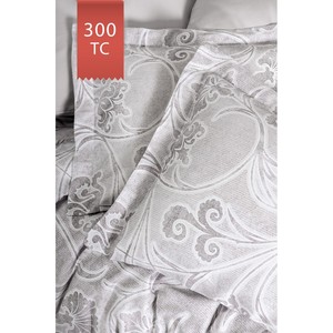 Varol Royal Luxury Floral Satin Duvet Cover <b>Set</b> 300TC Available in King and Twin Sizes Single <b>Comforter</b> - Product Image 1