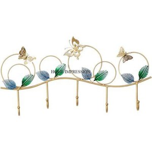 Wholesale Decorative Metal Antique Flower Design Handmade Wall Multi <b>Hooks</b> Hangers Reusable Utility <b>Coat</b> Mugs Bags Clothes Heavy - Product Image 2