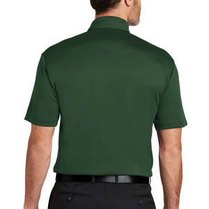 Camisas de Golf informales de verano para hombre, ajustadas, de manga corta, Color puro, tela de punto antiarrugas, patrón sólido - Product Image 5