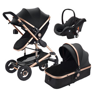Poussette bébé premium à livraison rapide, style landau pliable, légère, avec support de voyage et siège confortable, idéale pour les bébés - Product Image 5