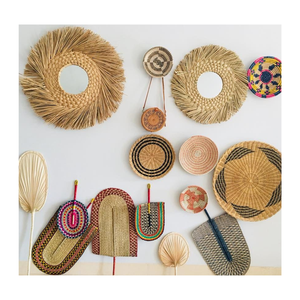 Decorative Hanging Wall Seagrass Plate/ Hand <b>Weaving</b> Wall <b>Basket</b> Hanging Decoration From 99 GD - Product Image 6